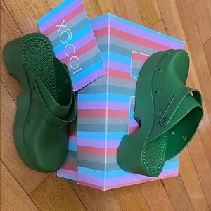 Green Women's Mules & Clogs